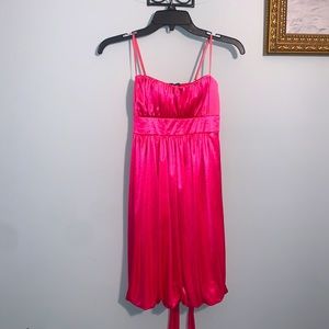 3/$15! Ruby Rox silky pink mini dress